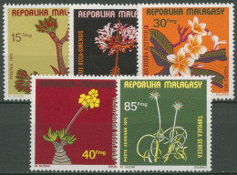 Madagaskar 1975 Einheimische Blütenpflanzen 748/52 Postfrisch - Madagaskar (1960-...)