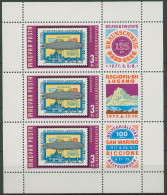 Ungarn 1977 Briefmarkenausstellungen Kleinbogen 3201 A K Postfrisch (C92827) - Blocks & Sheetlets