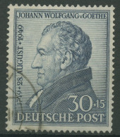 Bizone 1949 200. Geb. Joh. W. Von Goethe 110 Gestempelt (R19553) - Used