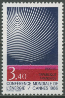 Frankreich 1986 Umweltschutz Konferenz Für Energie Cannes 2578 V Postfrisch - Unused Stamps