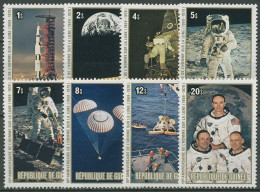 Guinea 1980 10 Jahre Erste Mondlandung Astronauten 883/90 A Postfrisch - Guinea (1958-...)