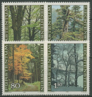 Liechtenstein 1980 Der Wald Zu Den Jahreszeiten 757/60 Postfrisch - Unused Stamps