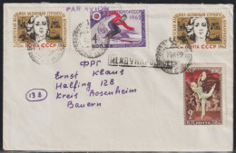 Soviet Union, 1961, Airmail Cover To Germany - Lettres & Documents