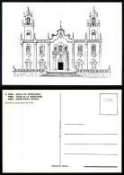 PORTUGAL COR 62884 - VISEU - DESENHO JORGE BRAGA DA COSTA - IGREJA DA MISERICORDIA - Viseu