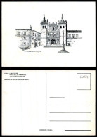 PORTUGAL COR 62887 - VISEU - DESENHO JORGE BRAGA DA COSTA - LARGO DA SÉ - Viseu