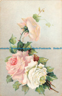 R163509 Old Postcard. Roses. B. B. London - Sonstige & Ohne Zuordnung