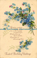 R163543 Fondest Birthday Greetings. Flowers. 1933 - Wereld