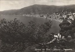 AD812 Alassio (Savona) - Panorama Della Città / Viaggiata 1955 - Andere & Zonder Classificatie