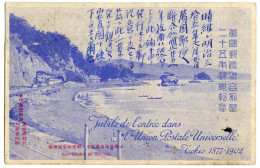 JUBILE DE L'ENTREE DANS L'UNION POSTALE UNIVERSELLE, TOKIO, 1902 / POSTMARK - KIOTO / KYOTO - Kyoto