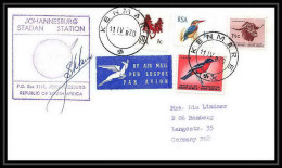 5853/ Espace (space) Lettre (cover) 11/4/1970 Signé (signed Autograph) Johanesburg Kenmarre Afrique Du Sud (RSA) - Africa