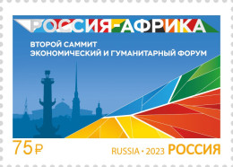 Russia. 2023. Russia-Africa Summit (MNH OG **) Stamp - Ongebruikt
