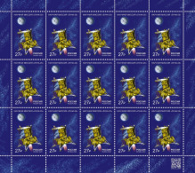 Russia. 2023. Space Projects Of Russia. Scientific Mission Of Luna-25 (MNH OG **) Miniature Sheet - Ongebruikt