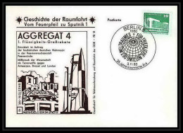 11661/ Espace (space Raumfahrt) Lettre Cover Missile Aggregat 4 Geschichte Der Spoutnik Sputnik Allemagne (germany DDR) - Europa