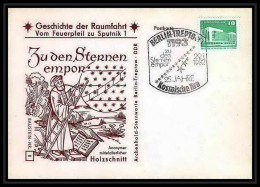 11669/ Espace (space Raumfahrt) Lettre Cover Zu Den Sternen Empor Geschichte Der Spoutnik Sputnik Allemagne (DDR) - Europa