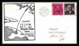 11601/ Espace (space Raumfahrt) Lettre (cover Briefe) 8/5/1961 POLARIS Missile PATRICK AIR FORCE USA - Verenigde Staten