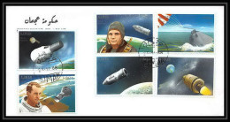 11478/ Espace (space Raumfahrt) Lettre (cover Briefe) Fdc 333/338 Apollo 7 Ajman 25/1/1968 - Azië