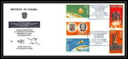 11395/ Espace (space Raumfahrt) Lettre (cover Briefe) Fdc Panama Non Dentelé (imperforate) Uit Panama 12/8/1966 - Zuid-Amerika