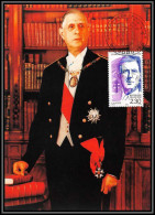 350 Charles De Gaulle - CARTE Carte Maximum (card) N°2634 1990 SORGUES - 1990-1999