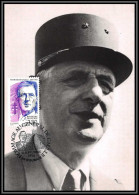 330 Charles De Gaulle - CARTE Carte Maximum (card) N°2634 1990 ROUBAIX - 1990-1999