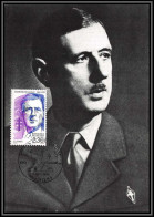 327 Charles De Gaulle - CARTE Carte Maximum (card) N°2634 1990 AMIENS - 1990-1999