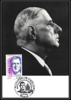 310 Charles De Gaulle - CARTE Carte Maximum (card) N°2634 1990 LILLE - 1990-1999