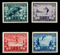 ÖSTERREICH 1933 Nr 551-554 Postfrisch X7165F2 - Unused Stamps