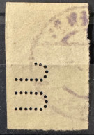 Austria. 1919. Mi: 280 O. ANK: 280. PERFIN “JU” - Errors & Oddities