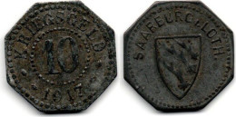 MA 33538 / Sarrebourg - Saarburg 10 Pfennig 1917 TB+ - Noodgeld