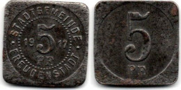 MA 33541 / Freudenstadt 5 Pfennig 1917 TTB - Monetary/Of Necessity