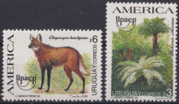 Uruguay Mi-2119/2120 UPAEP Fauna Flora 1995 Mint - Uruguay