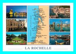 A758 / 109 17 - LA ROCHELLE Carte Géographique Multivues - La Rochelle