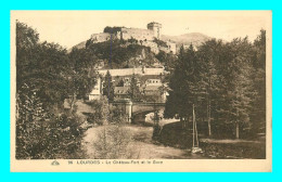 A760 / 507 65 - LOURDES Chateau Fort Et Le Gave - Lourdes