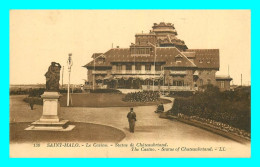 A748 / 309 35 - SAINT MALO Casino Statue De Chateaubriand - Saint Malo