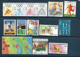 Sports : Set 16 Stamps, Used, Hinged (#002) - Other & Unclassified