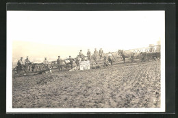 Foto-AK Ulm, Strommasten Montierkolonne Am Stadtrand 1932  - Ulm