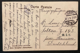 Postcard “Kriefsgefangenensendung” - POW - Brussel To SOLTAU Z 143 - Prisonniers