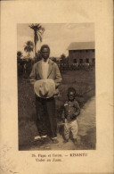 CPA Kisantu RD Kongo Zaire, Vater Und Sohn - Autres & Non Classés