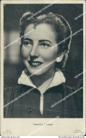 Bh153 Cartolina Alida Valli Con Piega Actress Attrice Stars Film Movie - Entertainers