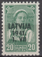 Deutsche Besetzung 2.WK Lettland Mi. 4 ** MNH   (30217 - Ocupación 1938 – 45