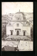 CPA Alger, La Synagogue, Synagogue  - Alger