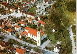 73878918 Penzberg Stadtpfarrkirche Christkoenig Fliegeraufnahme Penzberg - Penzberg