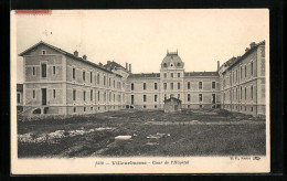 CPA Villeurbanne, Cour De L`Hopital  - Villeurbanne