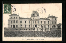 CPA Villeurbanne, Facade De L`Hopital  - Villeurbanne