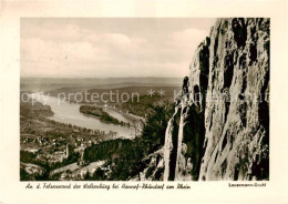 73811582 Rhoendorf Felsenwand Der Wolkenburg Blick Auf Den Rhein Rhoendorf - Bad Honnef