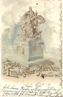 73811560 Hildesheim Denkmal Festgruss Von Der Enthuellungsfeier Deutsche Reichsp - Hildesheim