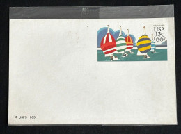 CM) 1983. UNITED STATES. OLYMPIC GAMES, BOATS. XF - Other & Unclassified