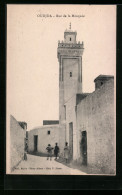 CPA Oudjda, Rue De La Mosquée  - Autres & Non Classés