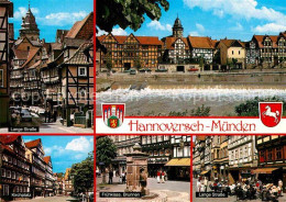 72887639 Hann. Muenden Lange Strasse Wehr Kirchplatz Fruehklass Brunnen Hann. Mu - Hannoversch Muenden