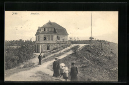 AK Jena, Blick Auf Das Gasthaus Jenzighaus  - Jena