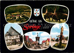 72887448 Springe Deister Jagdschloss Wisentgehege Altes Petershaus Marktplatz Ma - Otros & Sin Clasificación